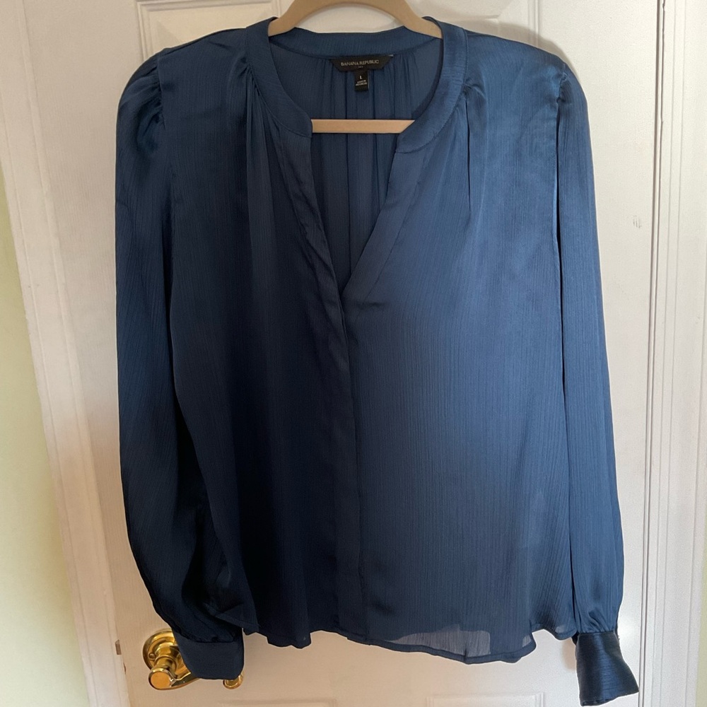 Banana Republic Blue Blouse